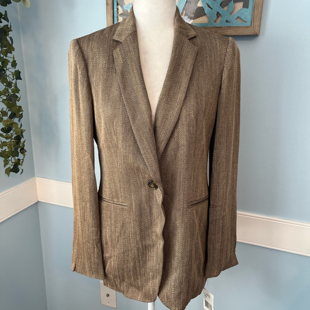 Jones New York Classic Brown Blazer